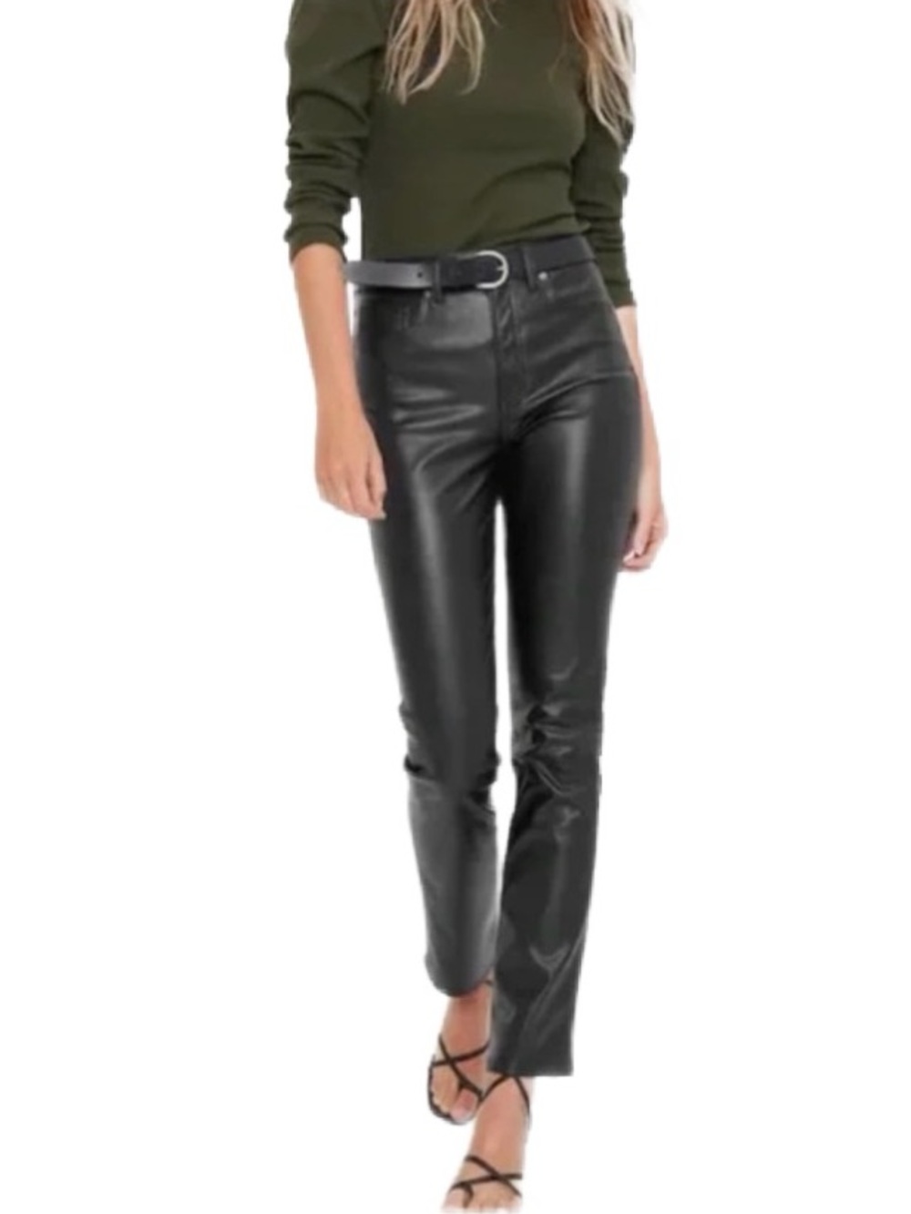 NWT GAP High Rise Vegan Leather Skinny Pant Size 4